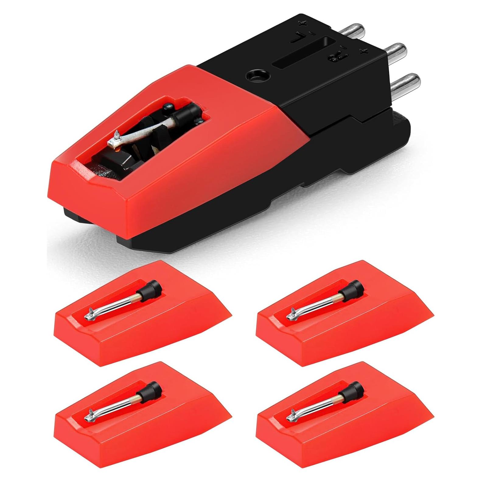 Cartucho y Agujas de Reemplazo para Tocadiscos Crosley ION LP