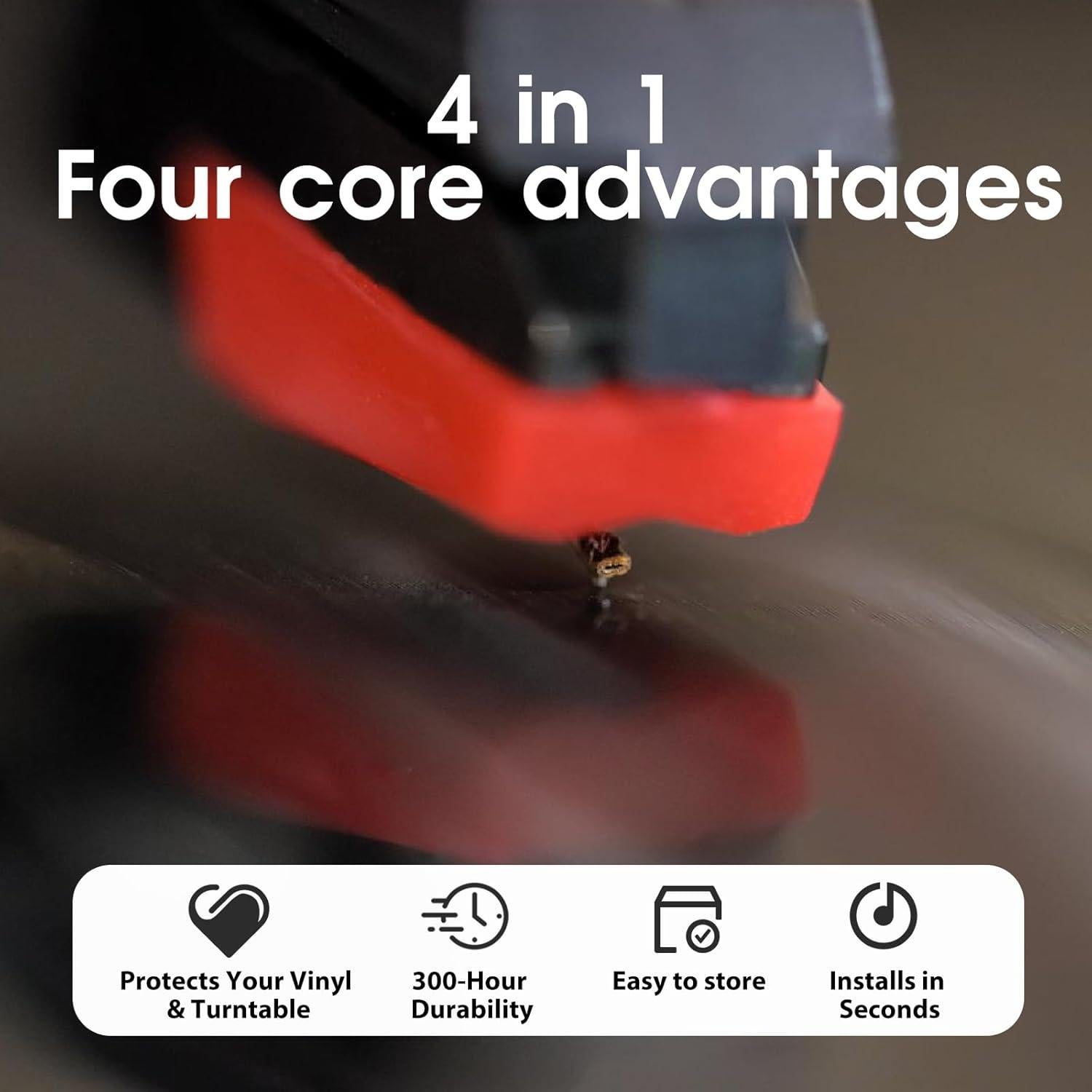 Cartucho y Agujas de Reemplazo para Tocadiscos Crosley ION LP