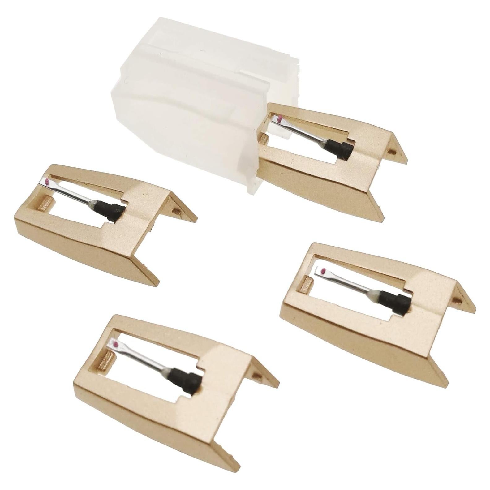 Agujas de Tocadiscos Universales Zentect Doradas - Paquete de 4