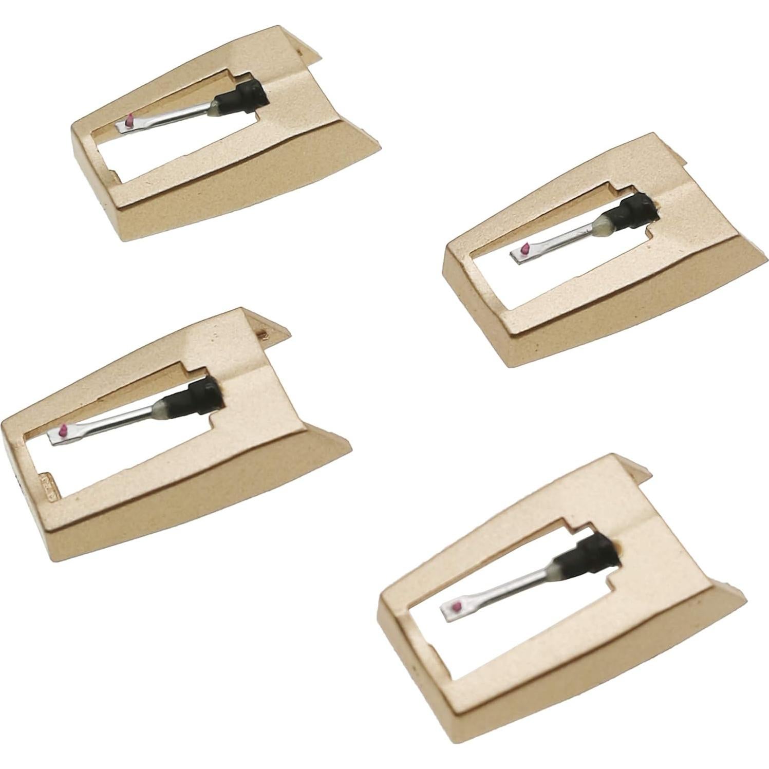 Agujas de Tocadiscos Universales Zentect Doradas - Paquete de 4