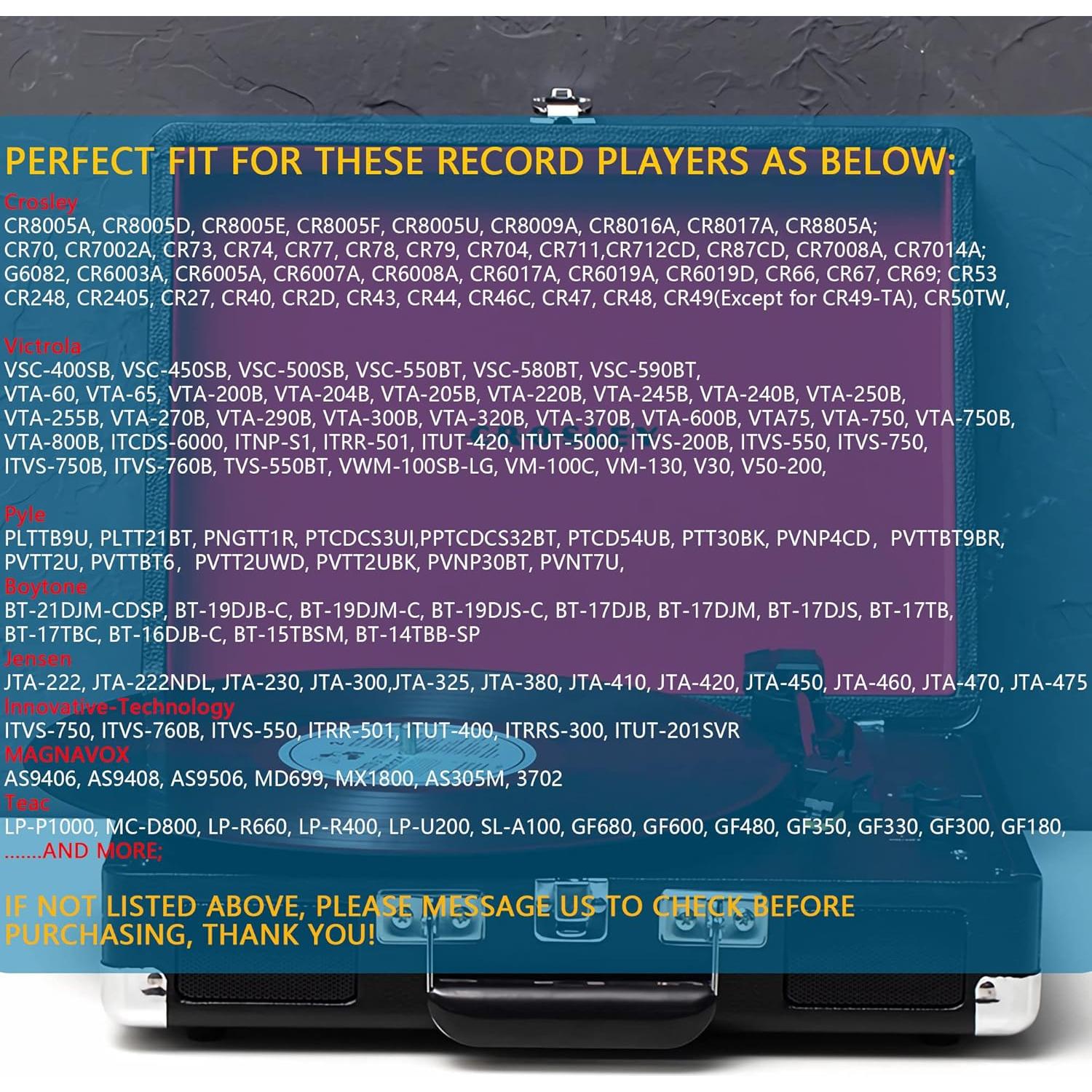 Agujas de Tocadiscos Universales Zentect Doradas - Paquete de 4