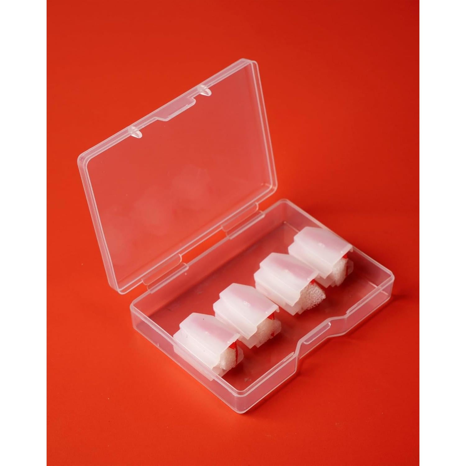 Paquete de 4 Agujas de Repuesto para Tocadiscos Rubí