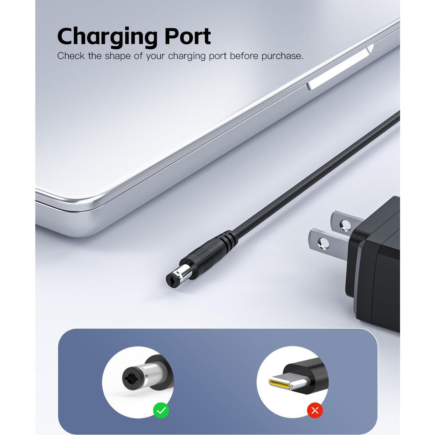 Cargador 5V 1A Superer para Tocadiscos Victrola VSC-550BT