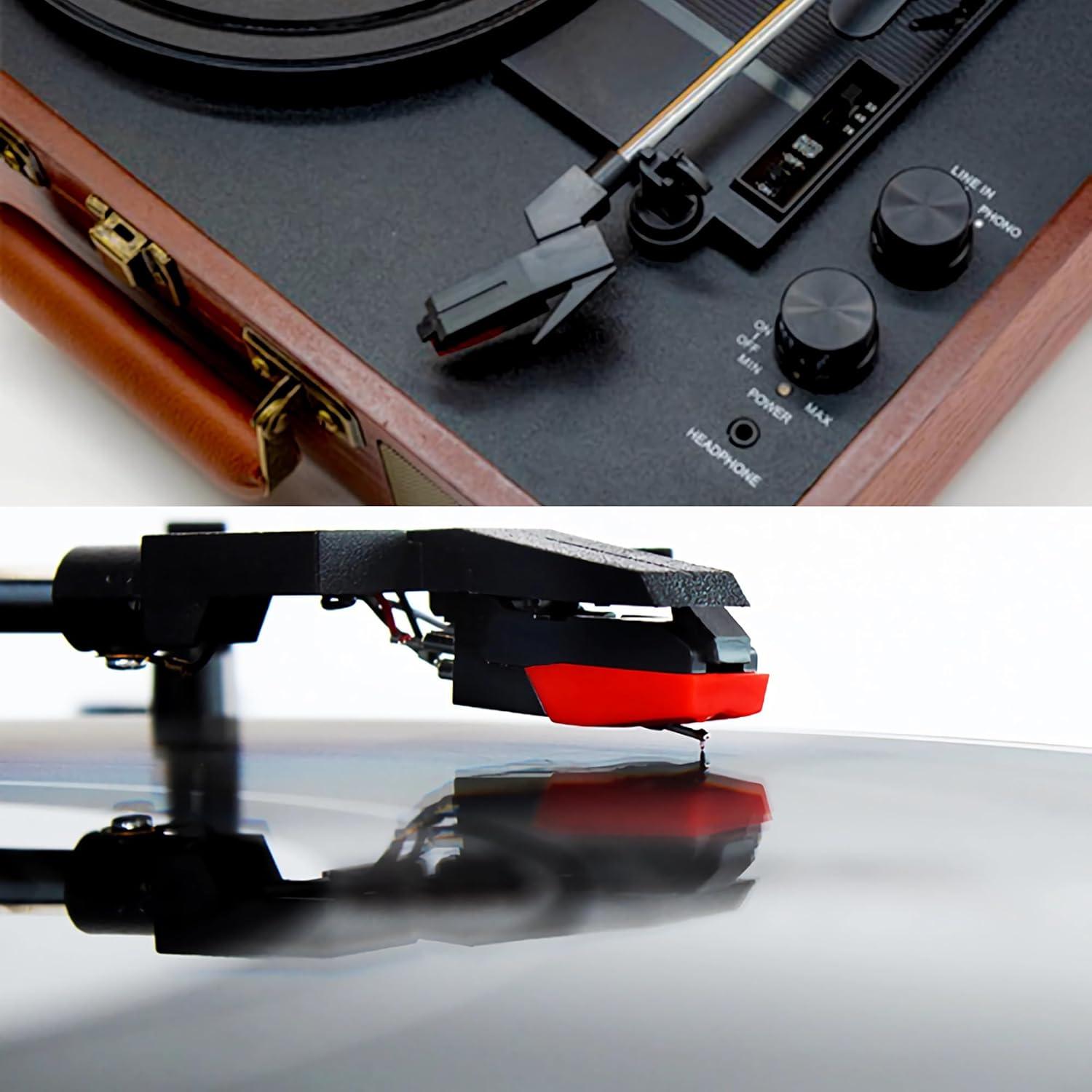 Agujas de Reemplazo para Tocadiscos SOOFOTO - 4PCS Rojo