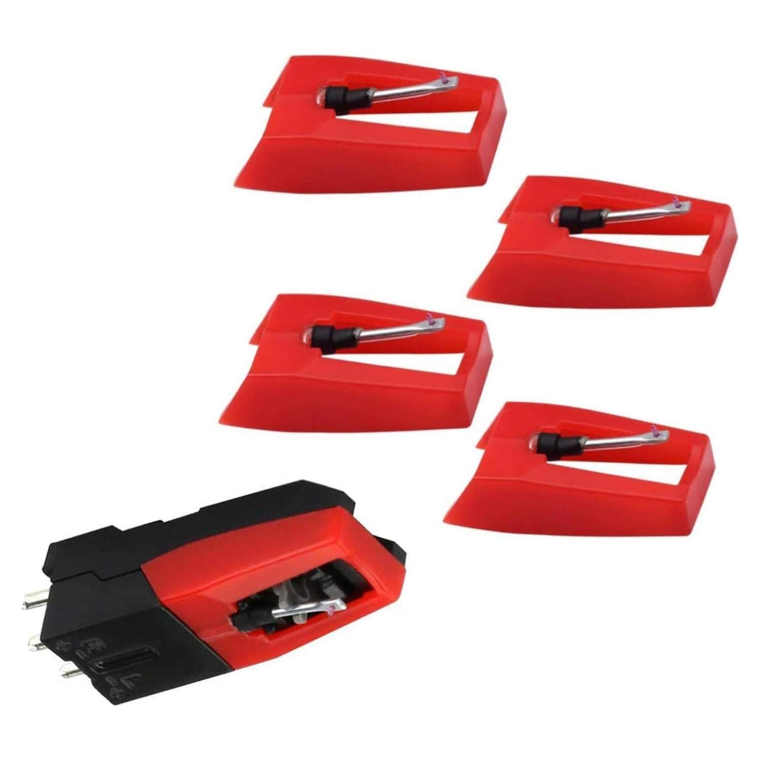 Aguja de Repuesto Universal Ywhomal para Tocadiscos LP - 5 Piezas