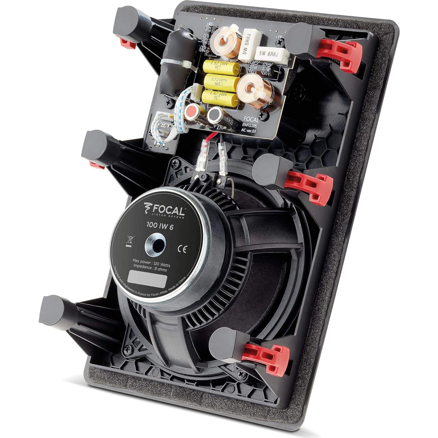 Altavoz de Pared Focal F100IW6 16.5cm 2 Vías Blanco