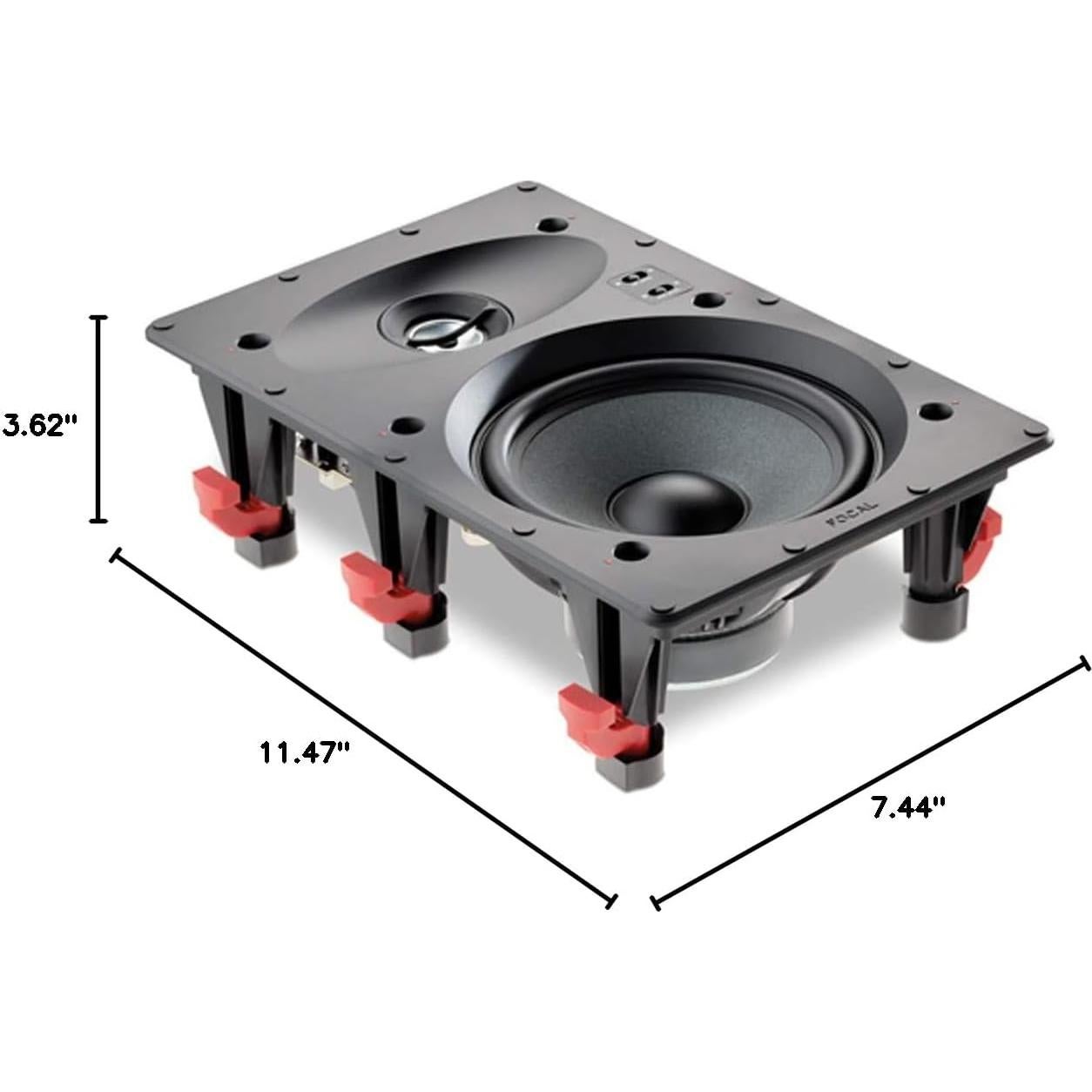 Altavoz de Pared Focal F100IW6 16.5cm 2 Vías Blanco