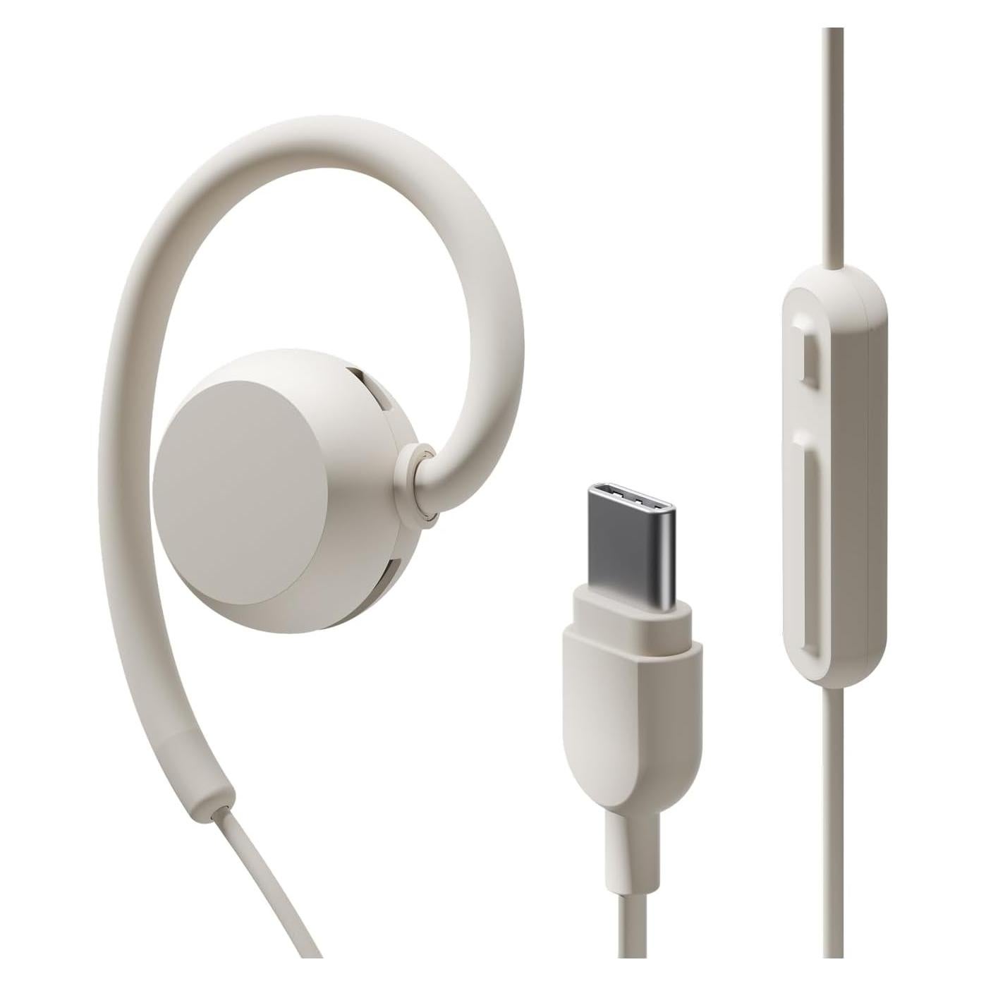 Auriculares abiertos NTT Sonority MWE007CA USB Tipo-C Beige