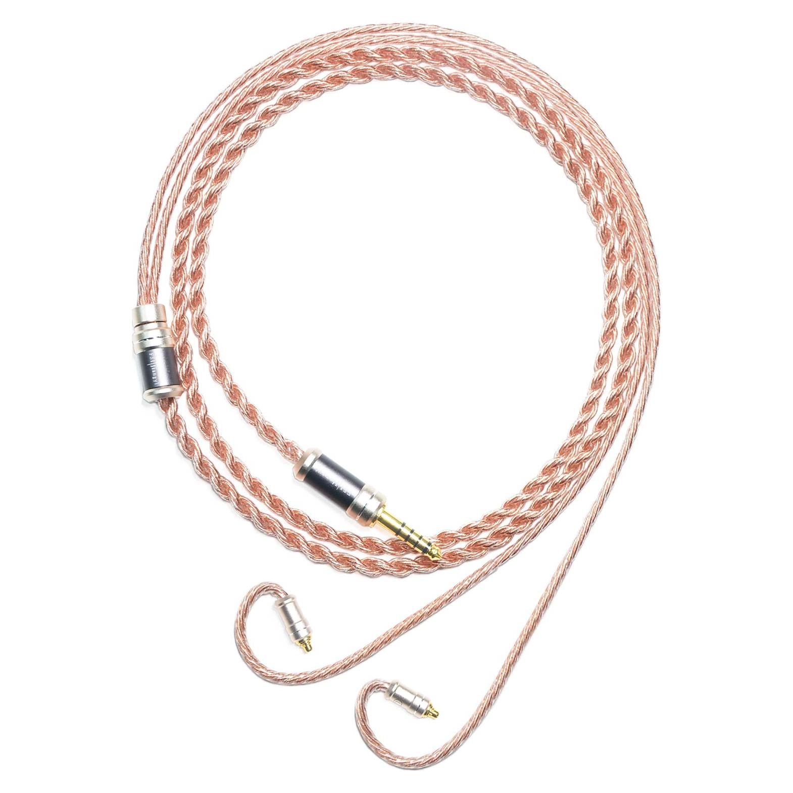 Cable IEM de Cobre OFC 6N para Sennheiser IE200 IE300 IE600 IE900 1.2m