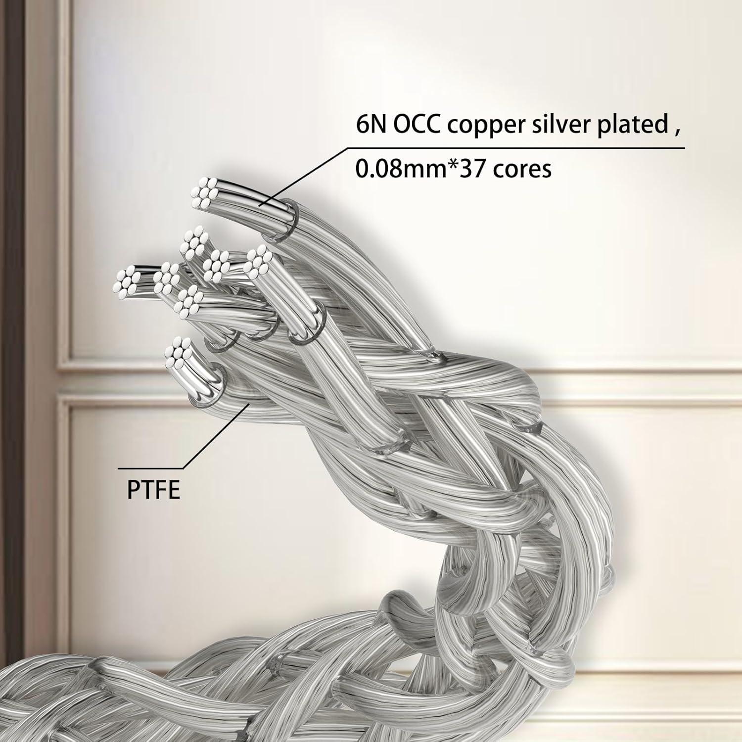 Adaptador de Audio 4 Pin XLR Macho a 4.4mm Hembra XIUSHAOT