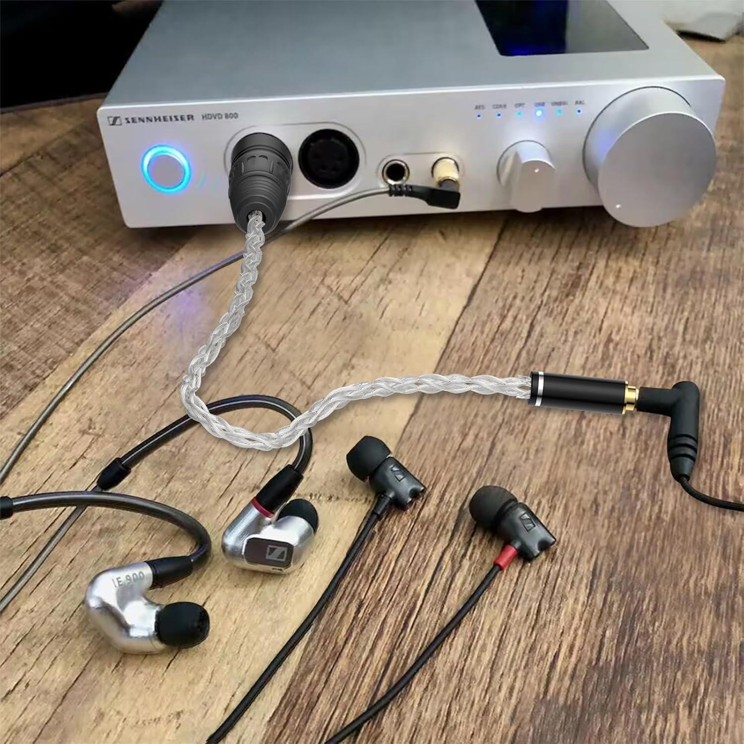 Adaptador de Audio 4 Pin XLR Macho a 4.4mm Hembra XIUSHAOT