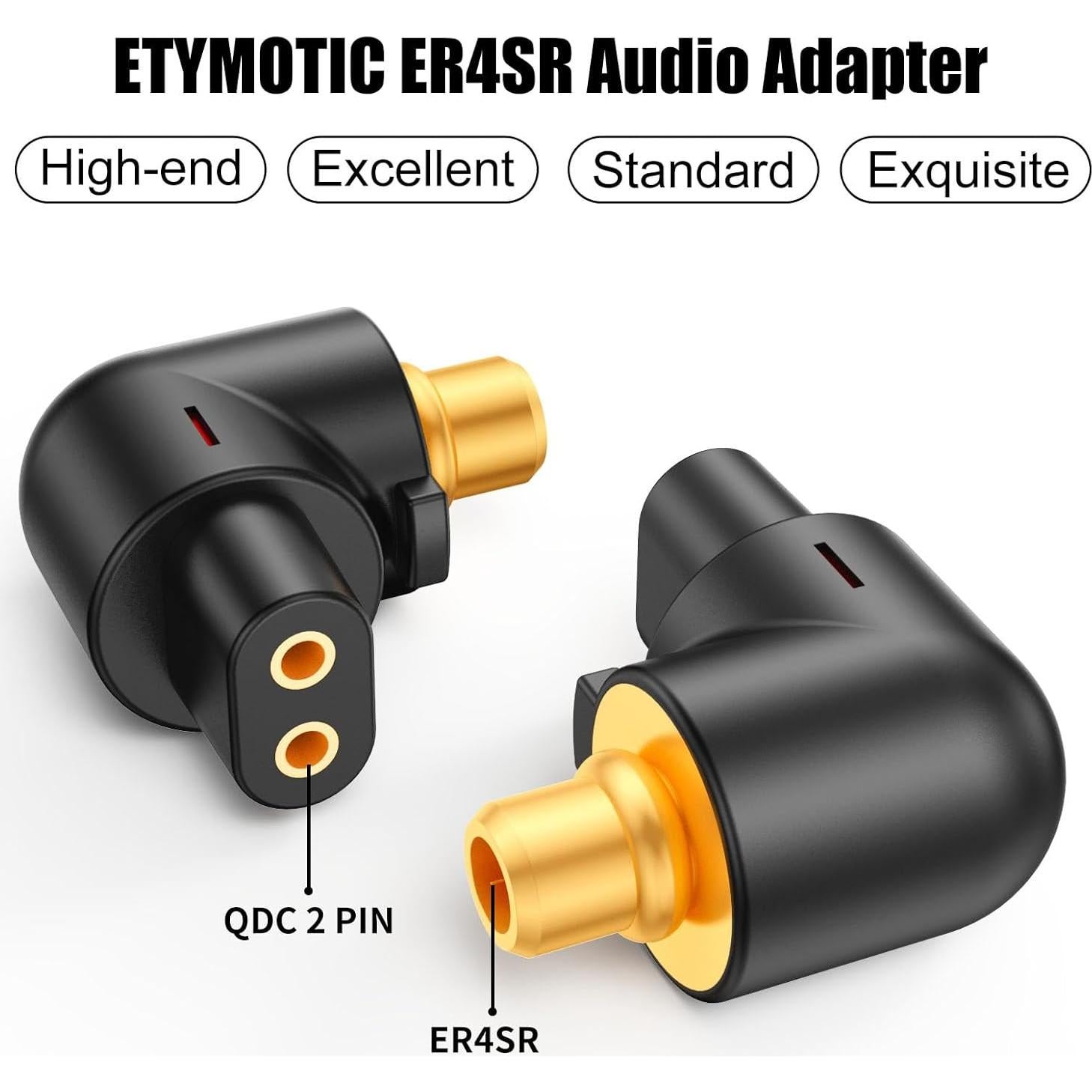 Adaptador de Auriculares OKCSC QDC 2PIN a ER4SR Masculino
