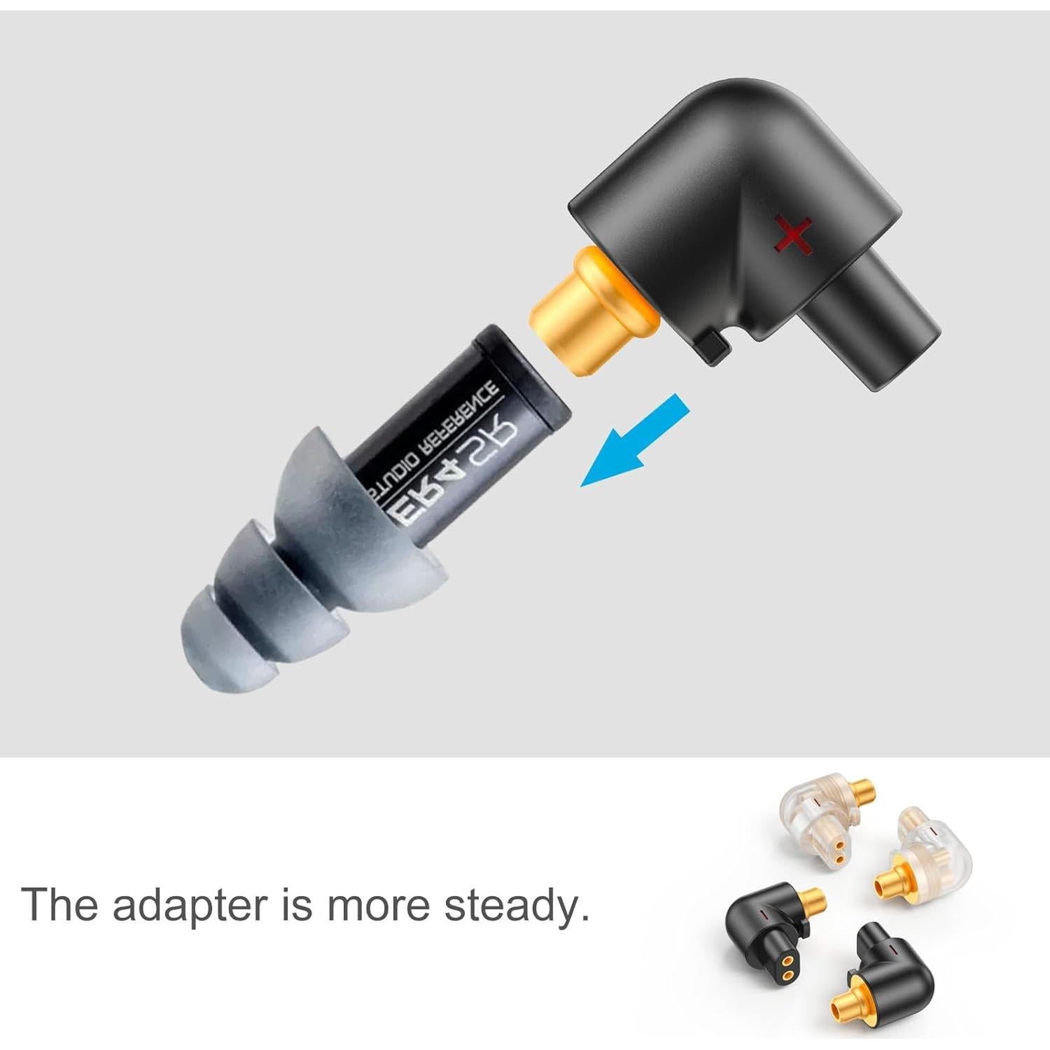 Adaptador de Auriculares OKCSC QDC 2PIN a ER4SR Masculino