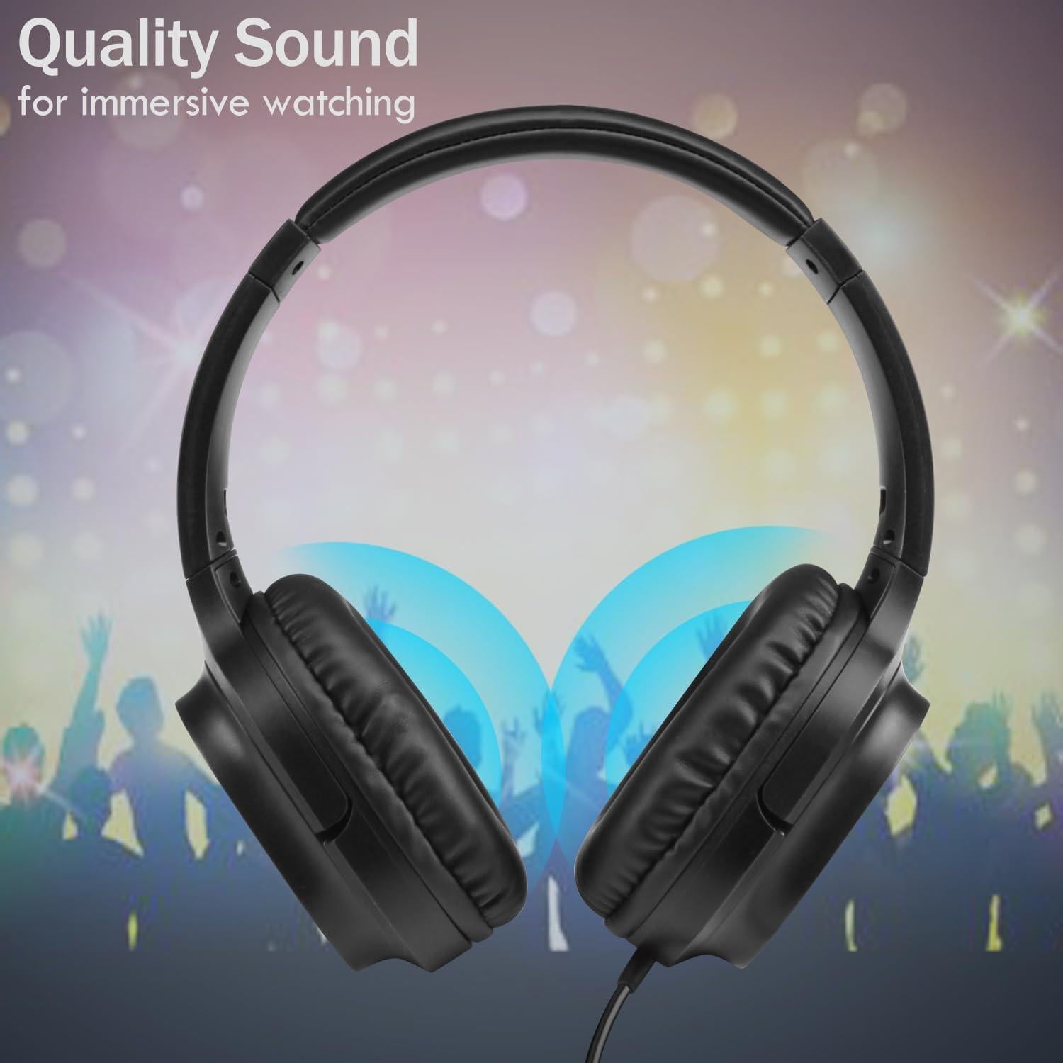 Auriculares de cable ChanGeek CGS-W6 5.5m para TV y PC