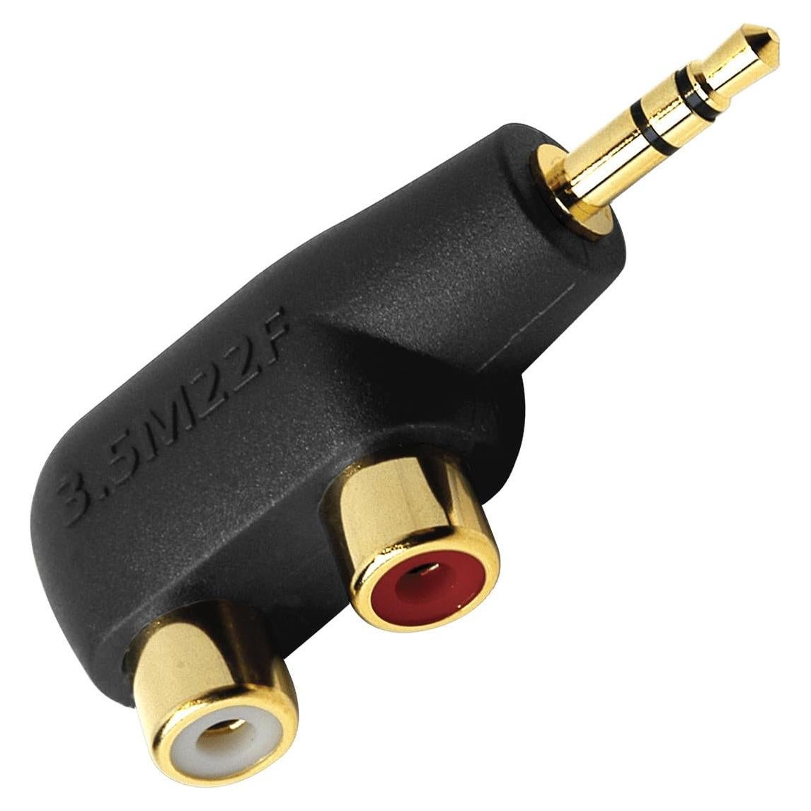 Cable AudioQuest 3.5mm Estéreo a 2 RCA Hembra 14.5cm