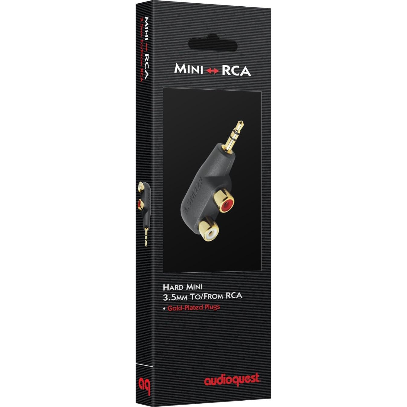 Cable AudioQuest 3.5mm Estéreo a 2 RCA Hembra 14.5cm