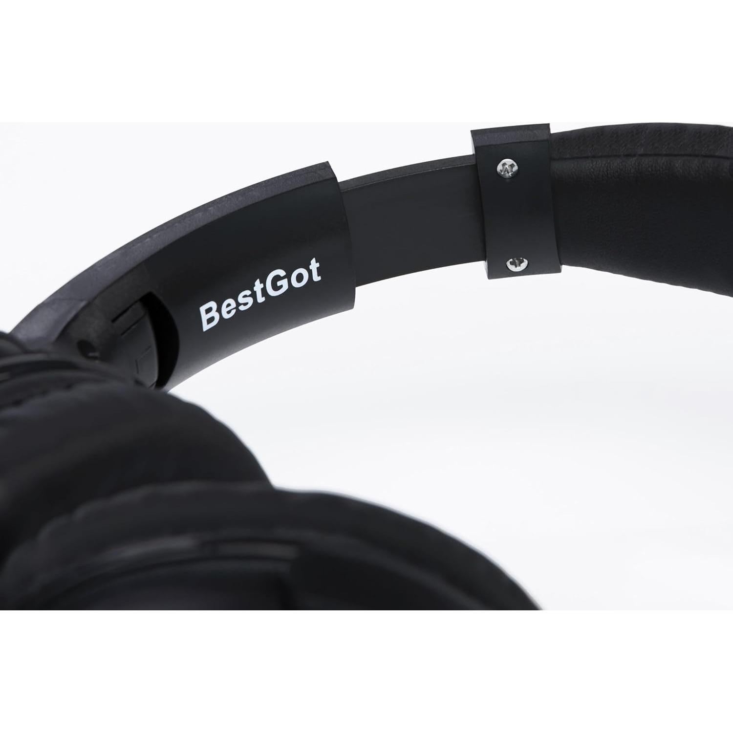Auriculares BestGot 772D Plegables Estéreo 3.5mm Negro/Azul