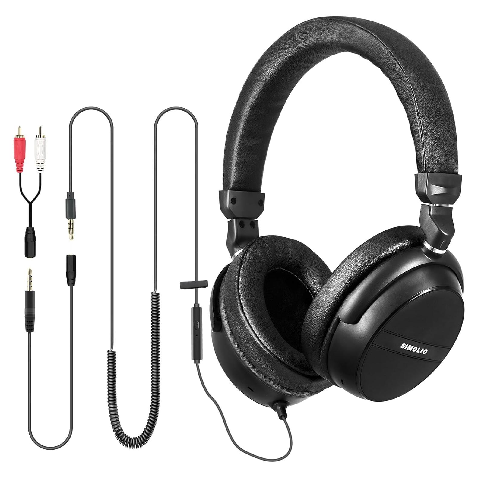 Auriculares con Cable Simolio SM-906TV para TV y PC 6.6m