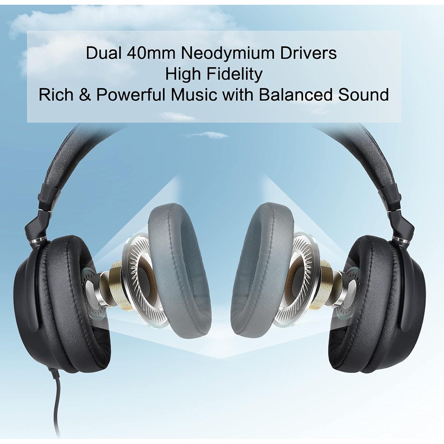 Auriculares con Cable Simolio SM-906TV para TV y PC 6.6m