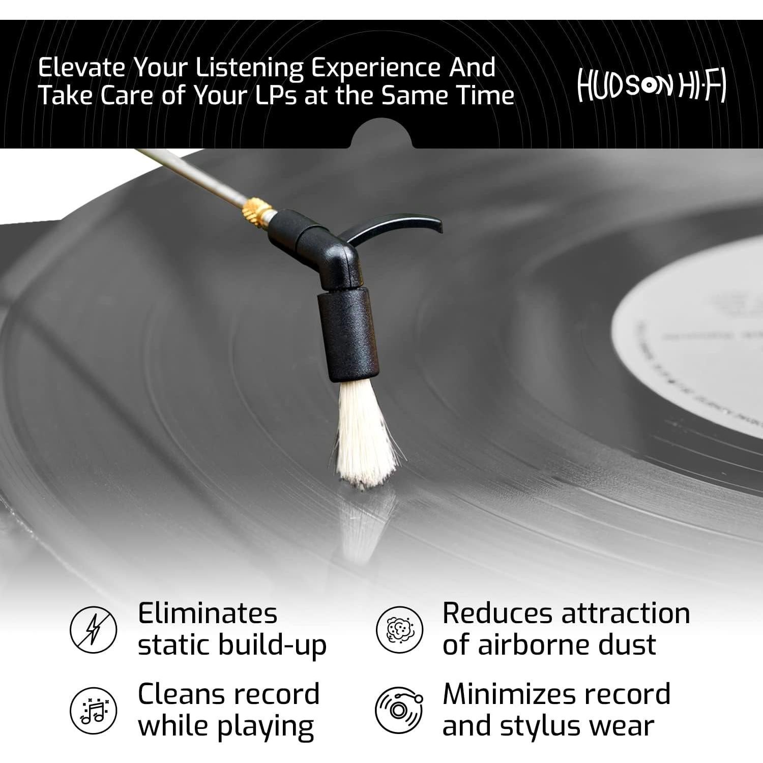 Brazo de Limpieza Antiestático Hudson Hi-Fi AntiStatArm 150g