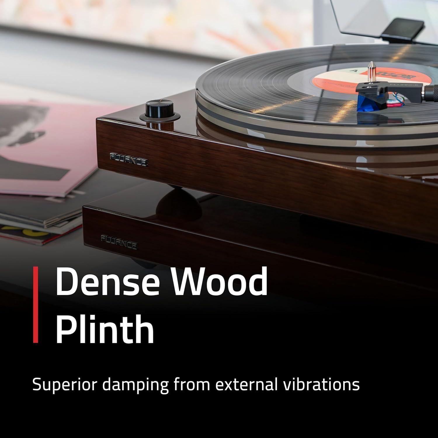 Base de Aislamiento Fluance IB40 - Madera Antivibración 38x51.8cm