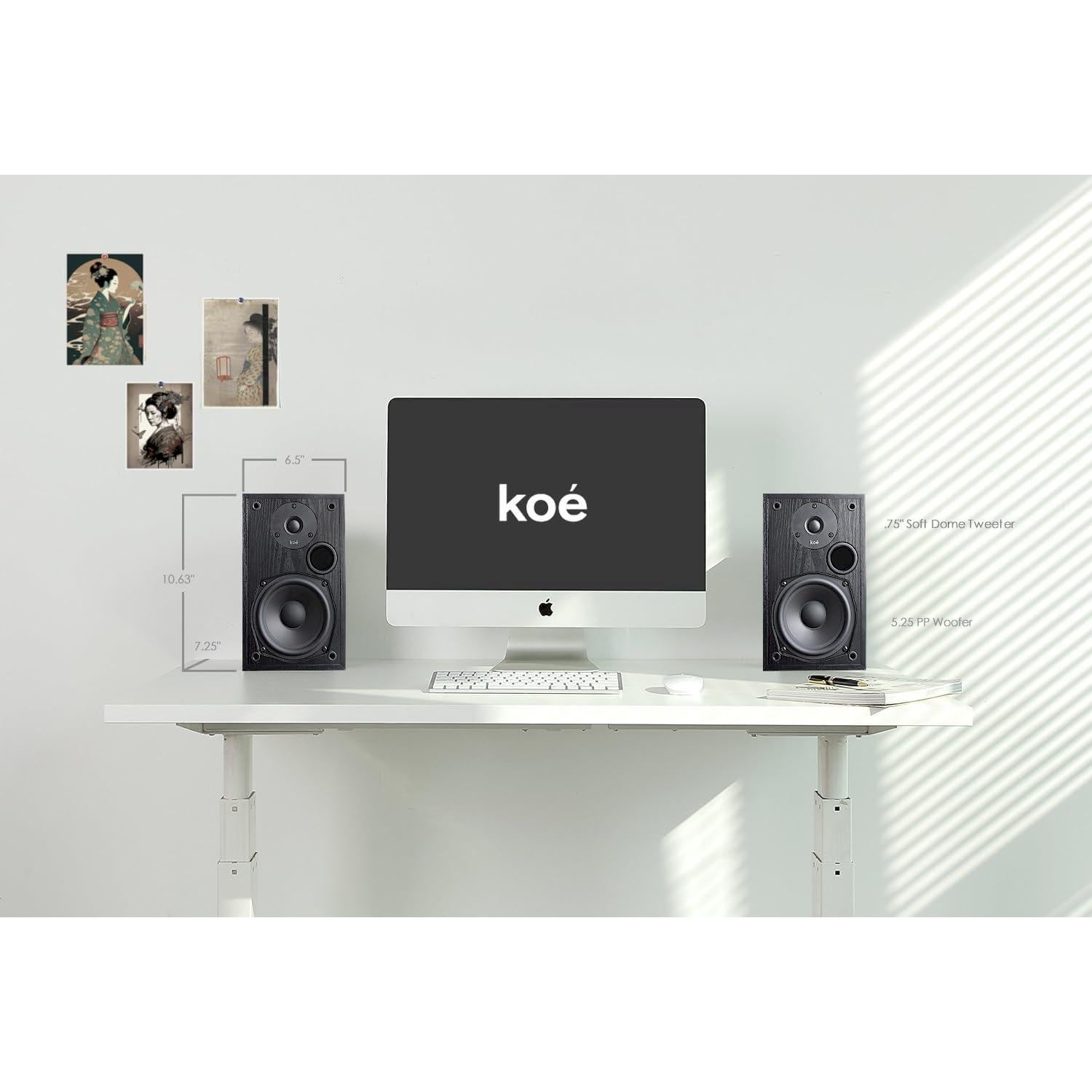 Altavoces Pasivos Audio Express Koe B102 - 100W HiFi Negro