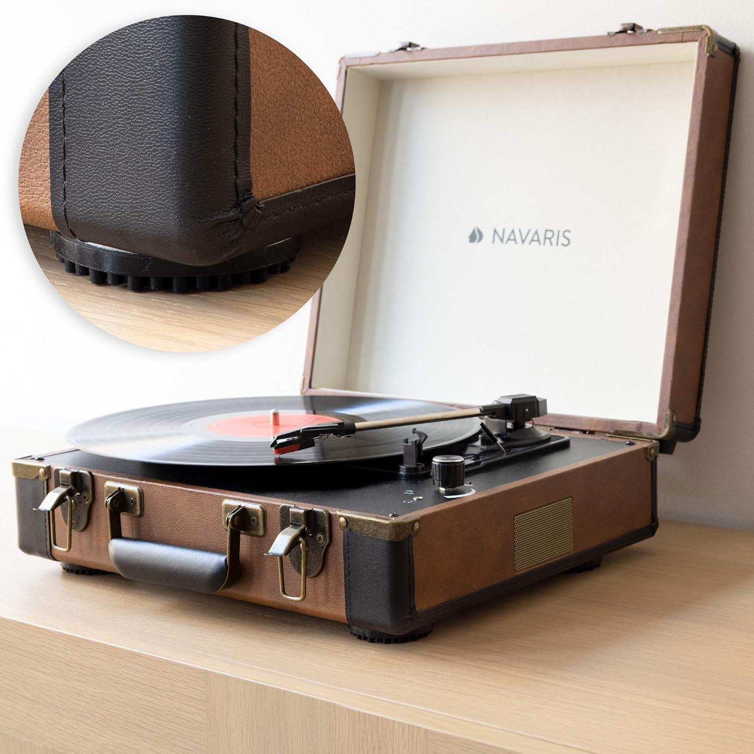 Pies de Aislamiento kwmobile para Tocadiscos - 4 Almohadillas Antivibración