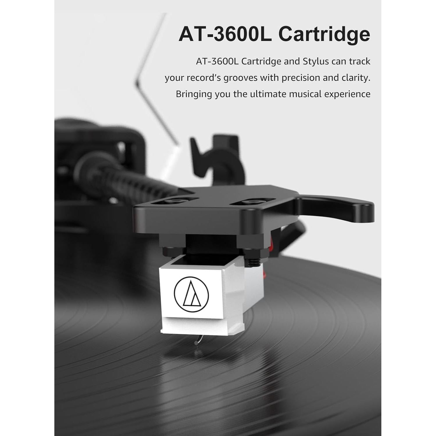 Reproductor de Vinilo RetroAudio con Bluetooth y Altavoces Integrados