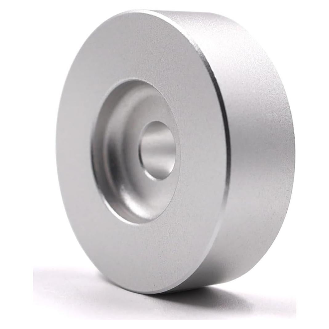 Adaptador de disco 45 RPM MayRecords Aluminio Plata 7"