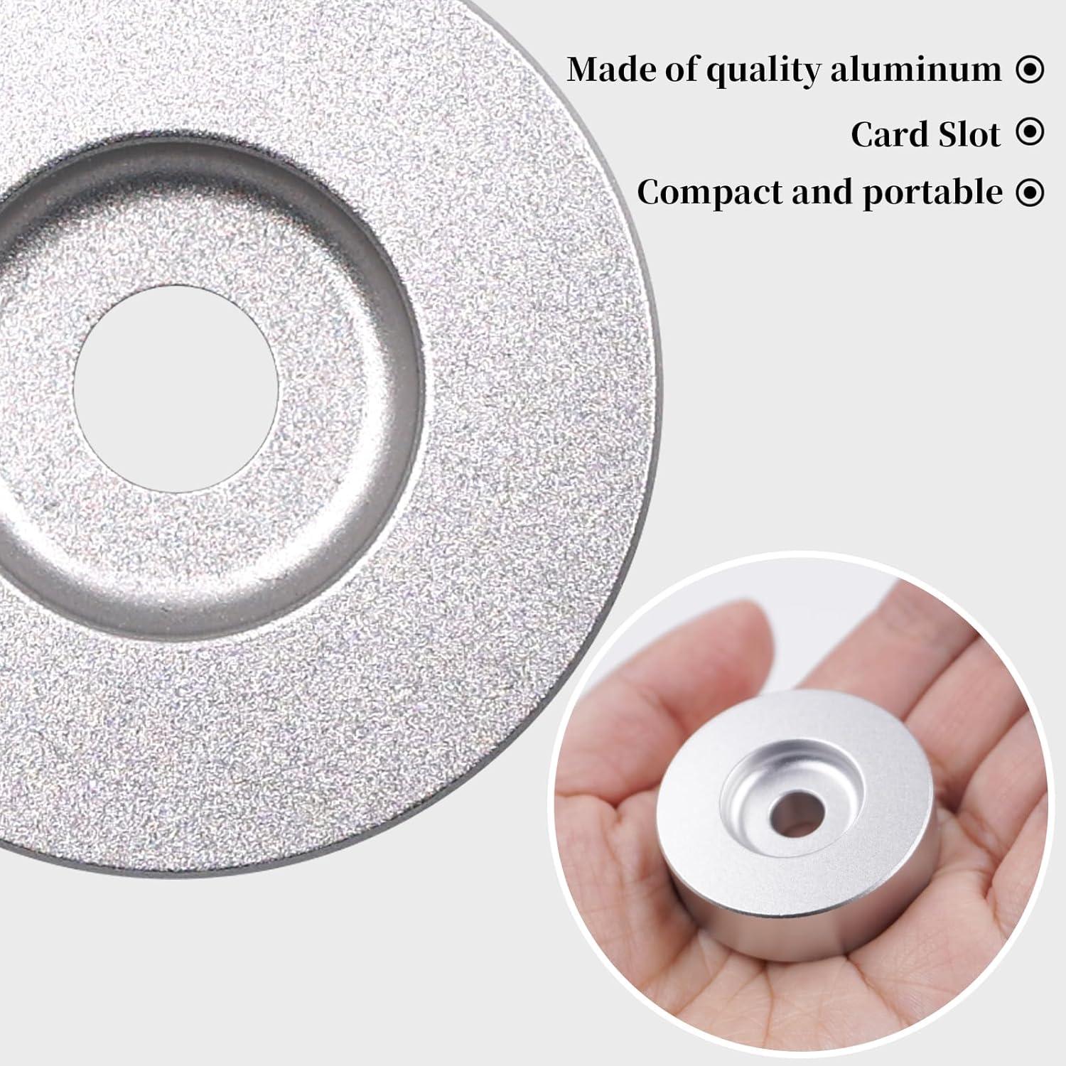 Adaptador de disco 45 RPM MayRecords Aluminio Plata 7"