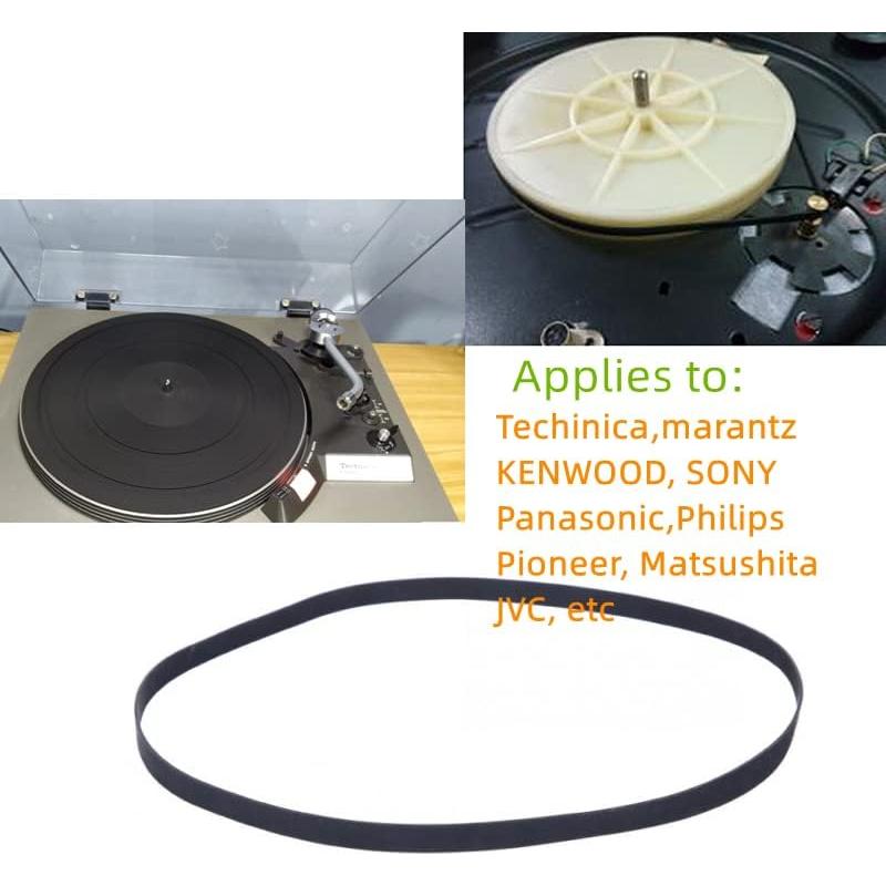 Correa de Reemplazo para Tocadiscos Sam&Johnny 190mm Goma (2 Pcs)