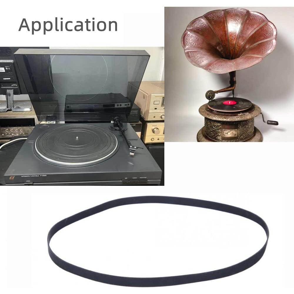 Correa de Reemplazo para Tocadiscos Sam&Johnny 190mm Goma (2 Pcs)