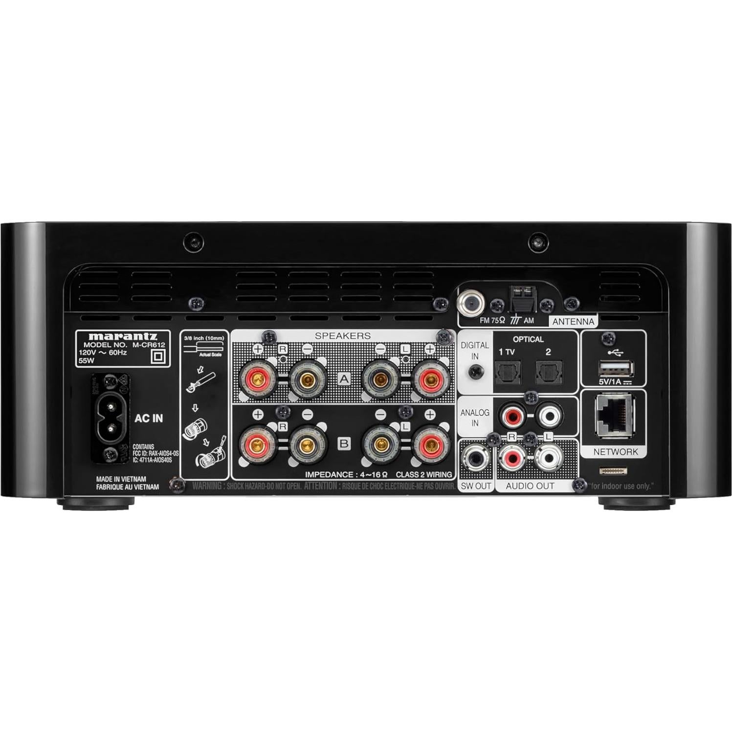 Receptor de CD en Red Marantz M-CR612 | Wi-Fi, Bluetooth, HEOS