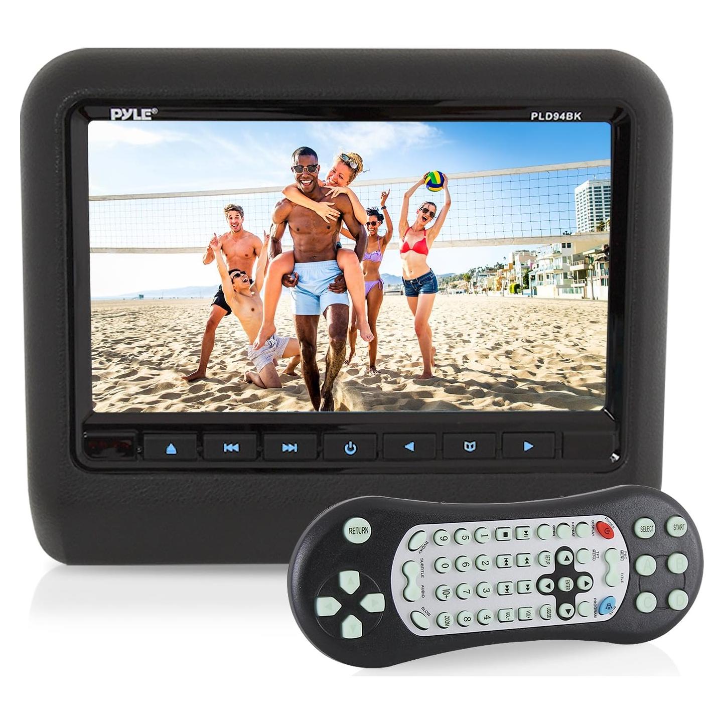 Monitor de Cabecera Pyle PLD94BK 9" LCD Reproductor DVD HDMI