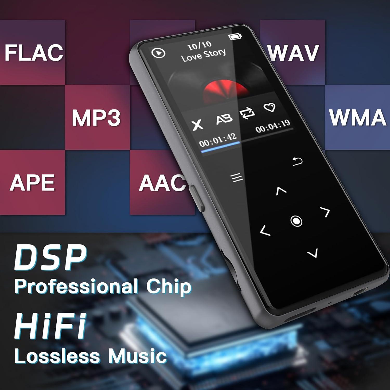 Reproductor MP3 Vaktare Gud 128GB Bluetooth 5.2 con Altavoz