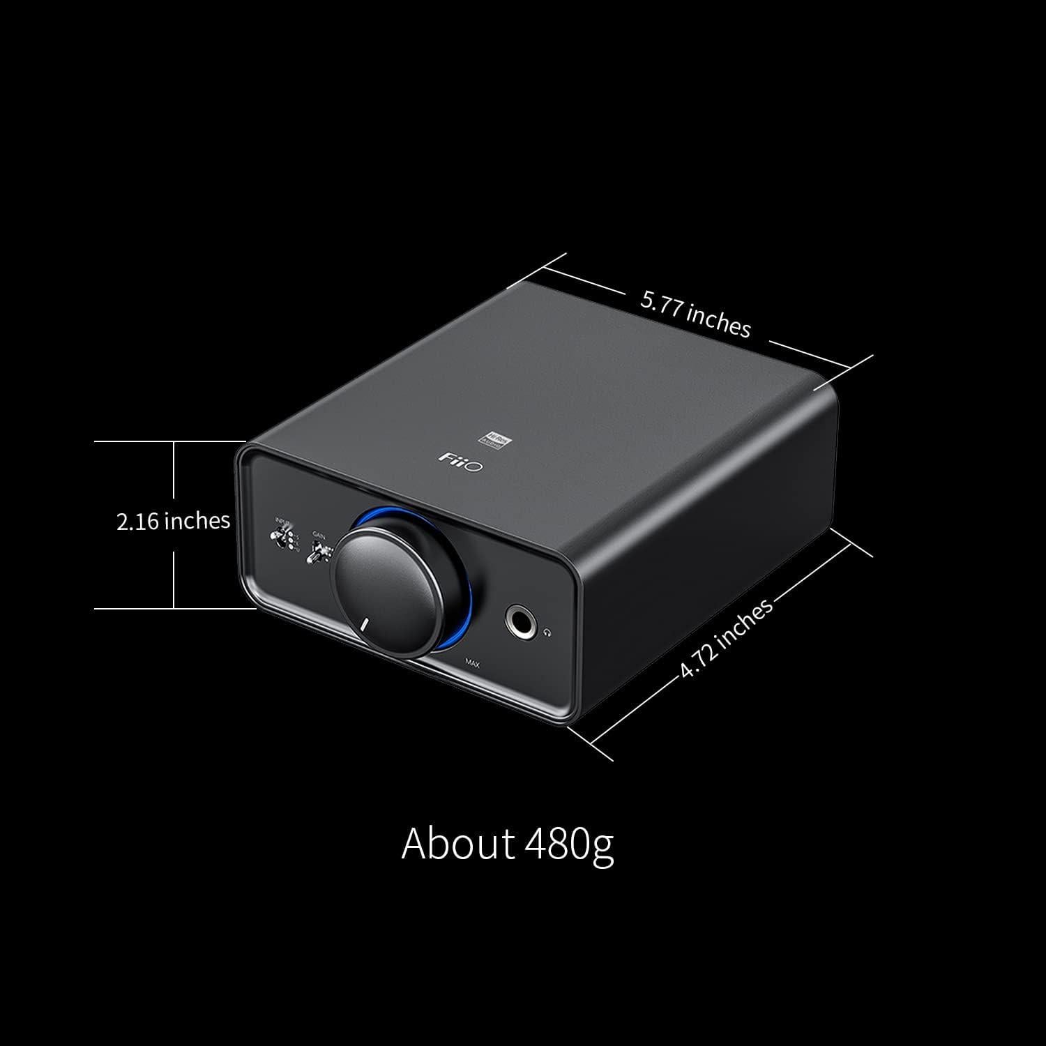 Amplificador FiiO K5Pro ESS DAC Portátil 768KHz 32Bit Negro