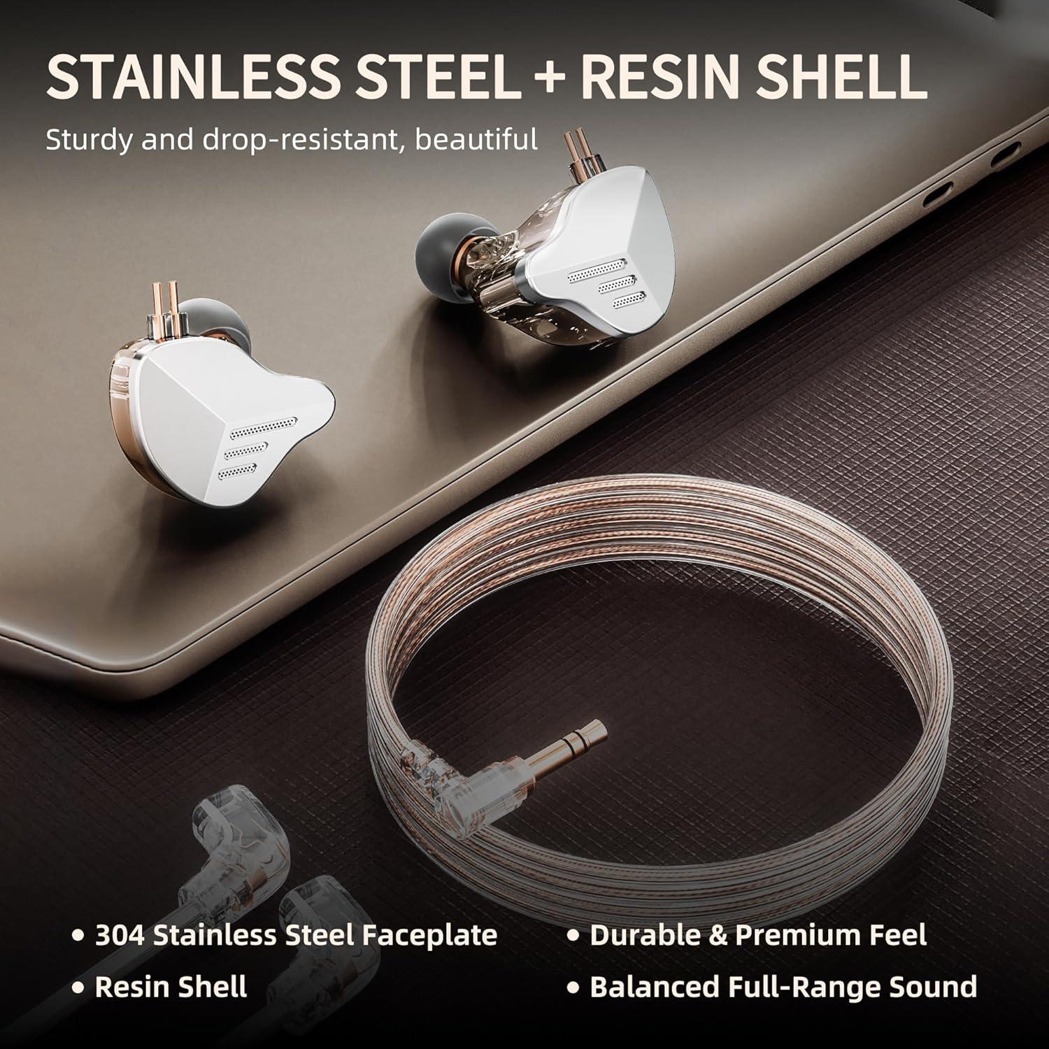 Auriculares In-Ear HIFI WALKER A20 Pro 1BA+1DD HiFi 67.8g