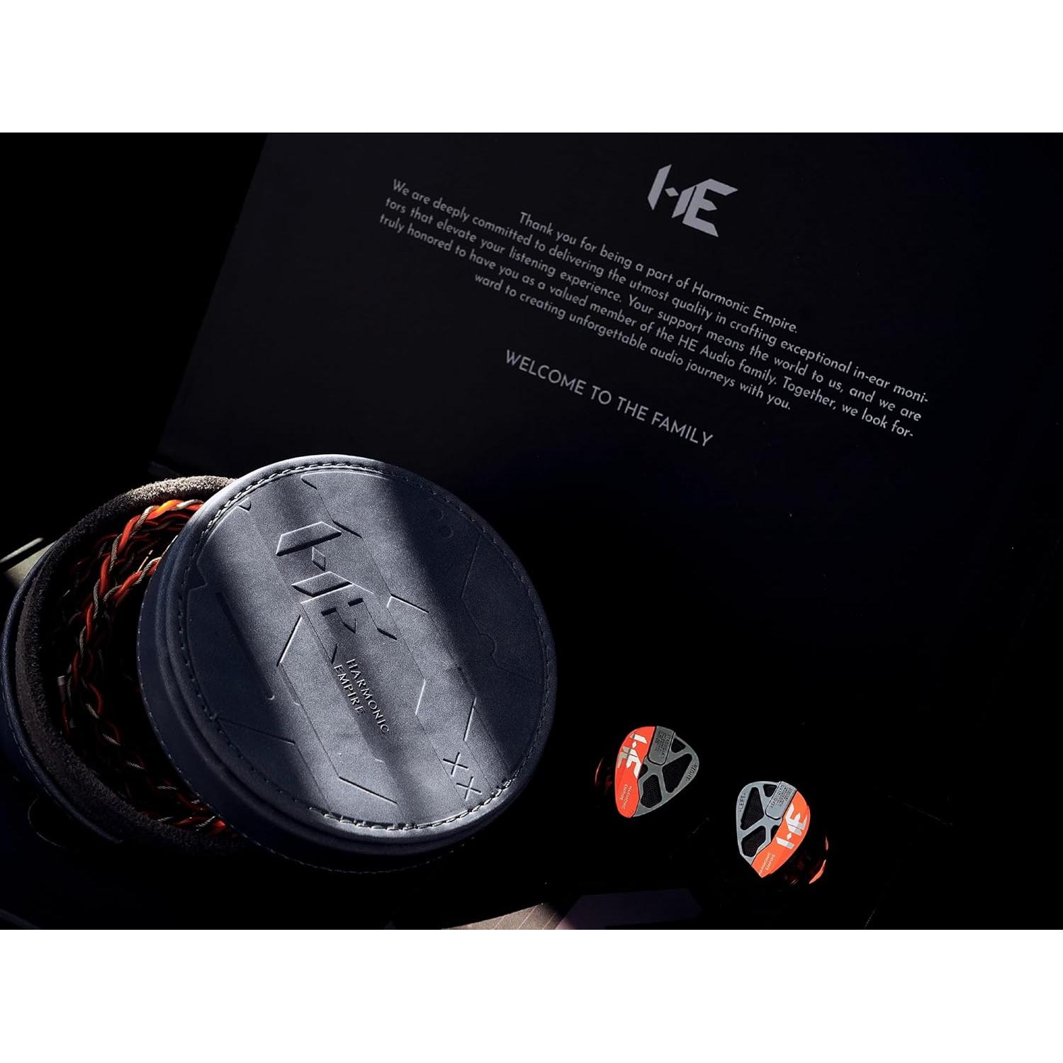 Auriculares In-Ear HE Xiao Qiao 10mm Grafeno Naranja 3.5mm