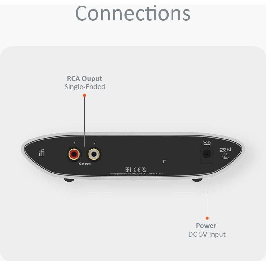 Receptor Bluetooth iFi Zen Air Blue - Alta Resolución 0.55 kg