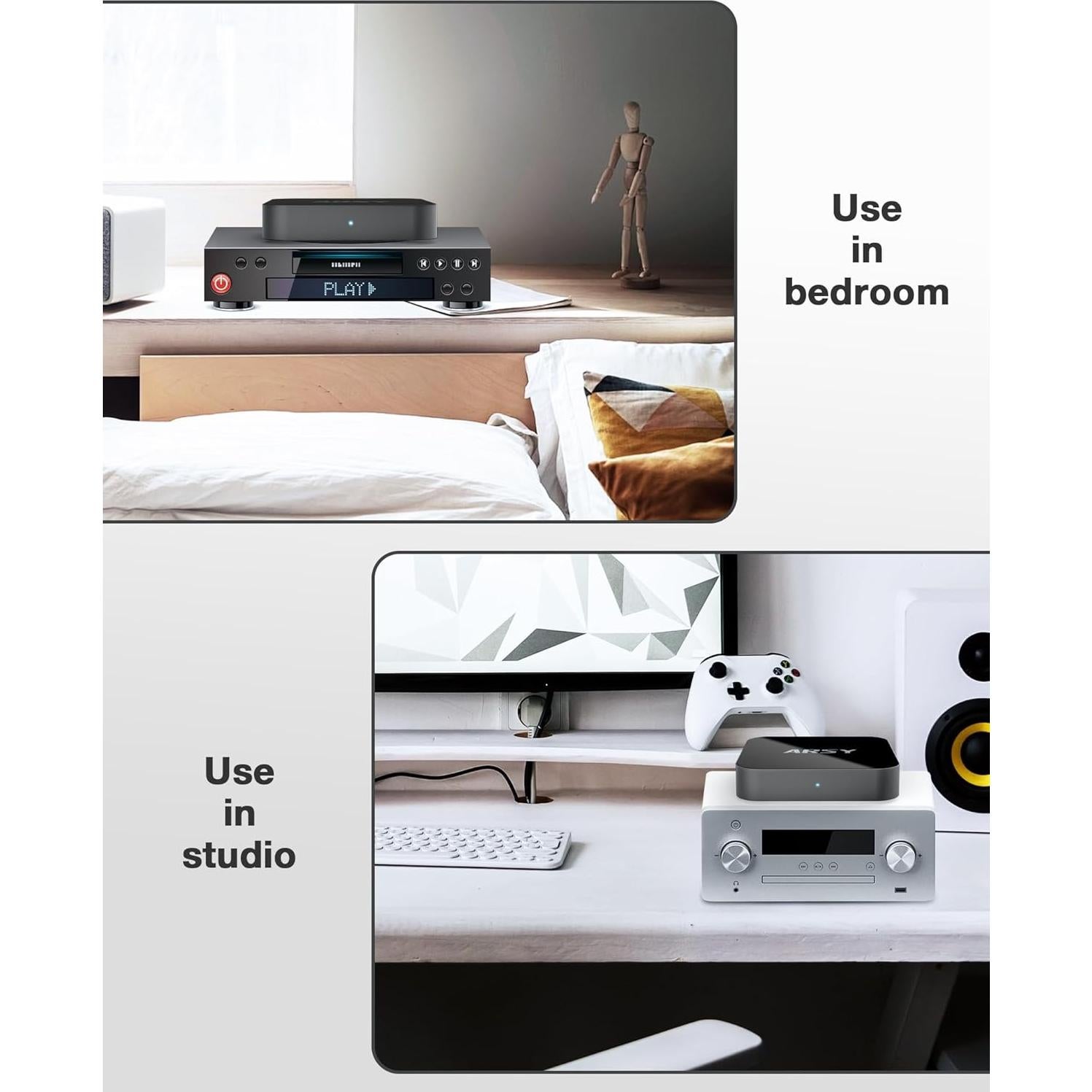 Receptor de Música Streaming ARSY Ne-2 Hi-Res Airplay 2