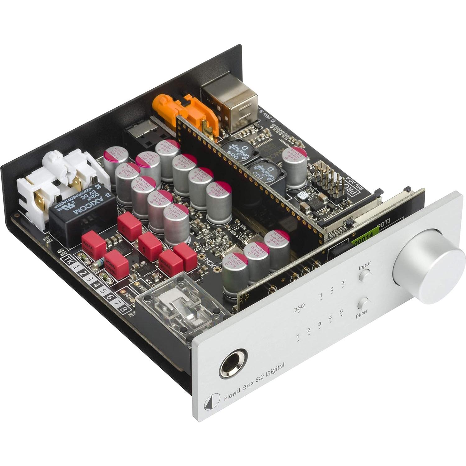 Amplificador de Auriculares Pro-Ject Head Box S2 Digital - Plata