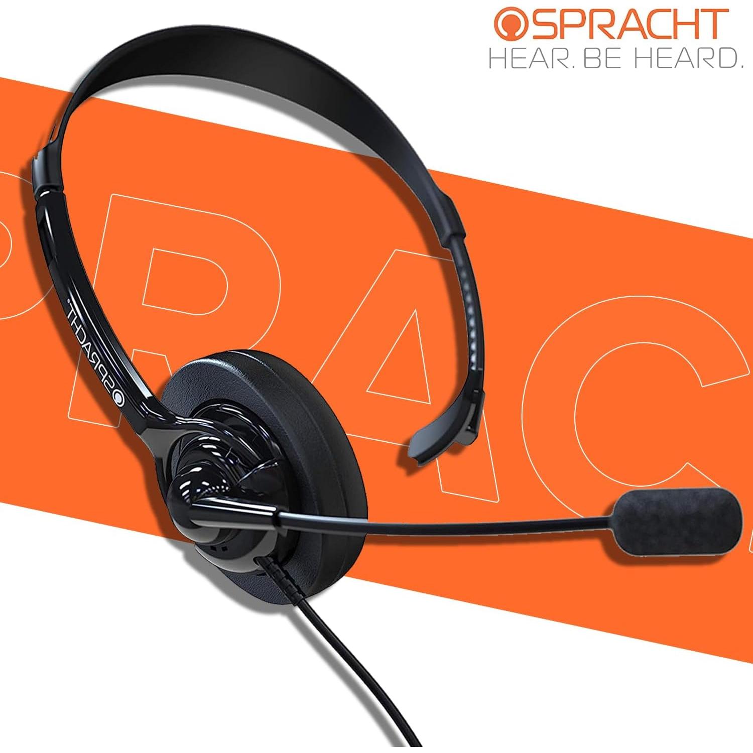 Auriculares con Micrófono Spracht ZUM350M 3.5mm y 2.5mm Cancelación Ruido