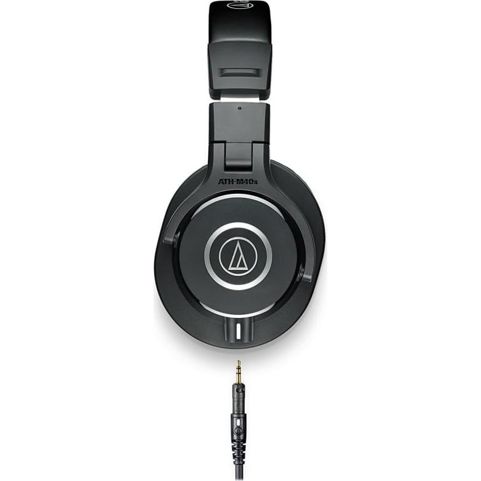 Auriculares de Monitoreo Audio-Technica ATH-M40x + Soporte + Paño