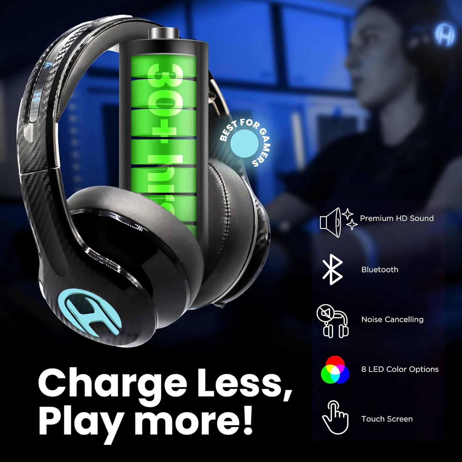 Auriculares Gaming HAYMAKER HM100 Bluetooth 5.0 con Cancelación de Ruido