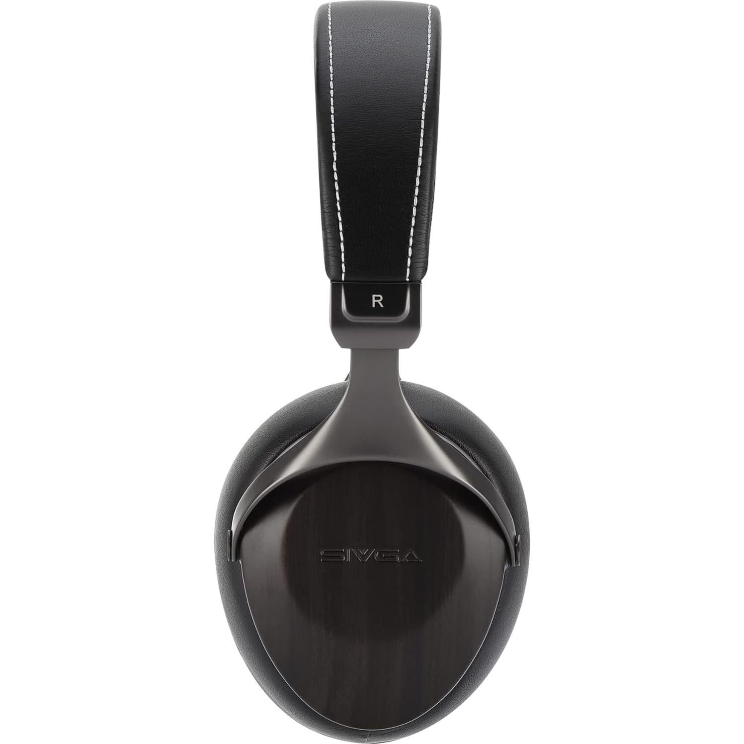 Auriculares SIVGA SV021B Cerrados de Madera Hi-Fi Negro