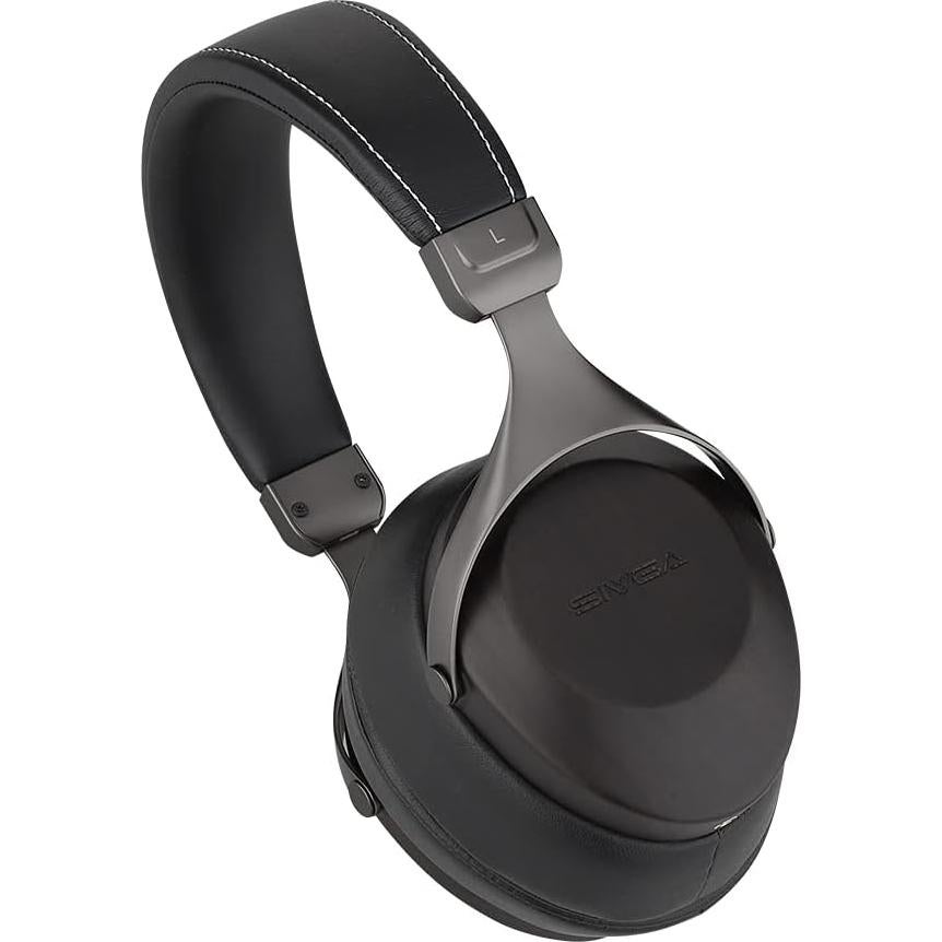 Auriculares SIVGA SV021B Cerrados de Madera Hi-Fi Negro
