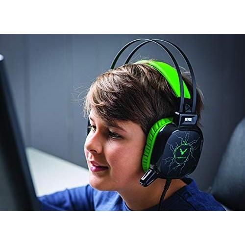 Auriculares Gaming Soundlogic Sonar XT Verde 7.1 con Micrófono
