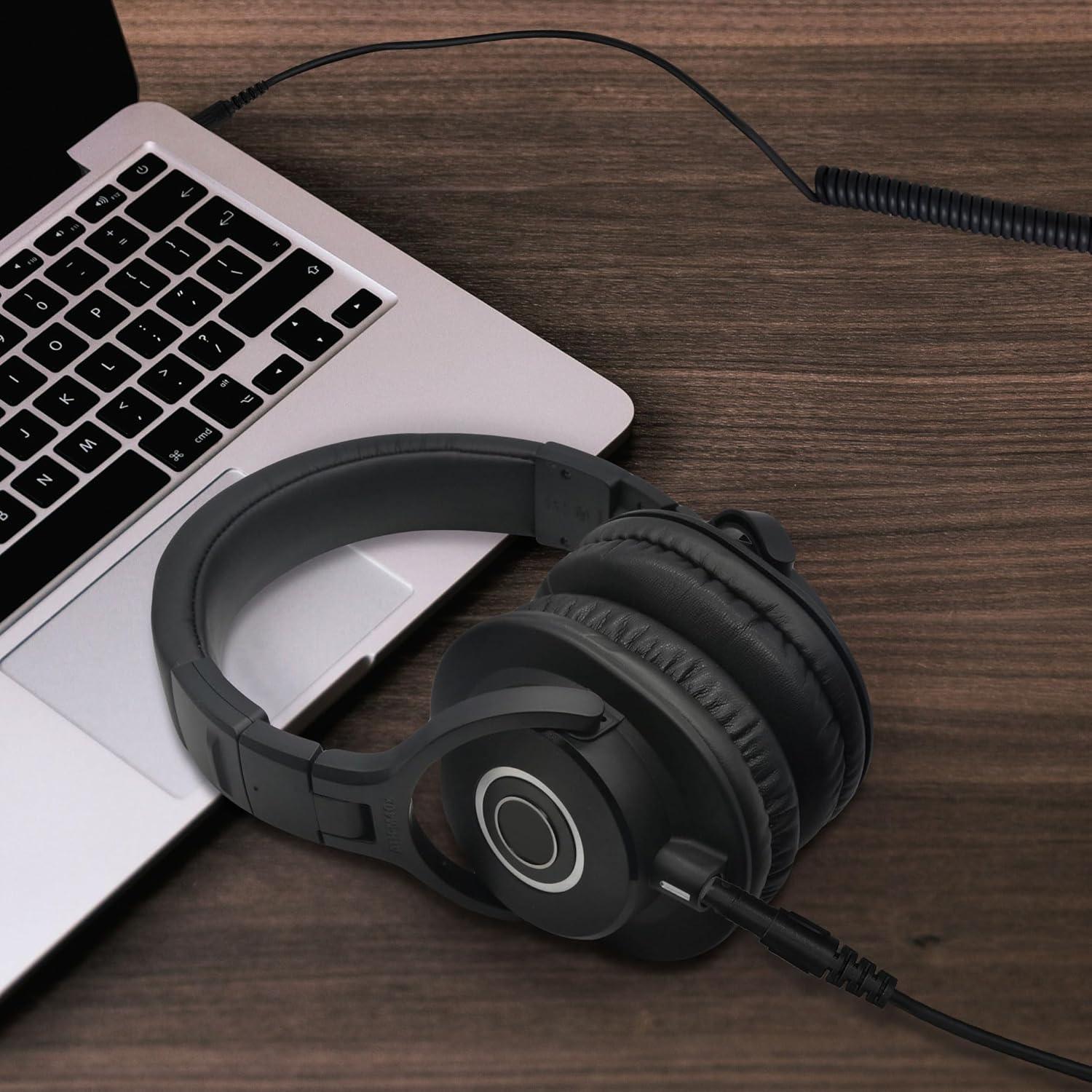 Cable de Auriculares 100cm kwmobile para AudioTechnica ATH-M50X/M40X/M60X/M70X