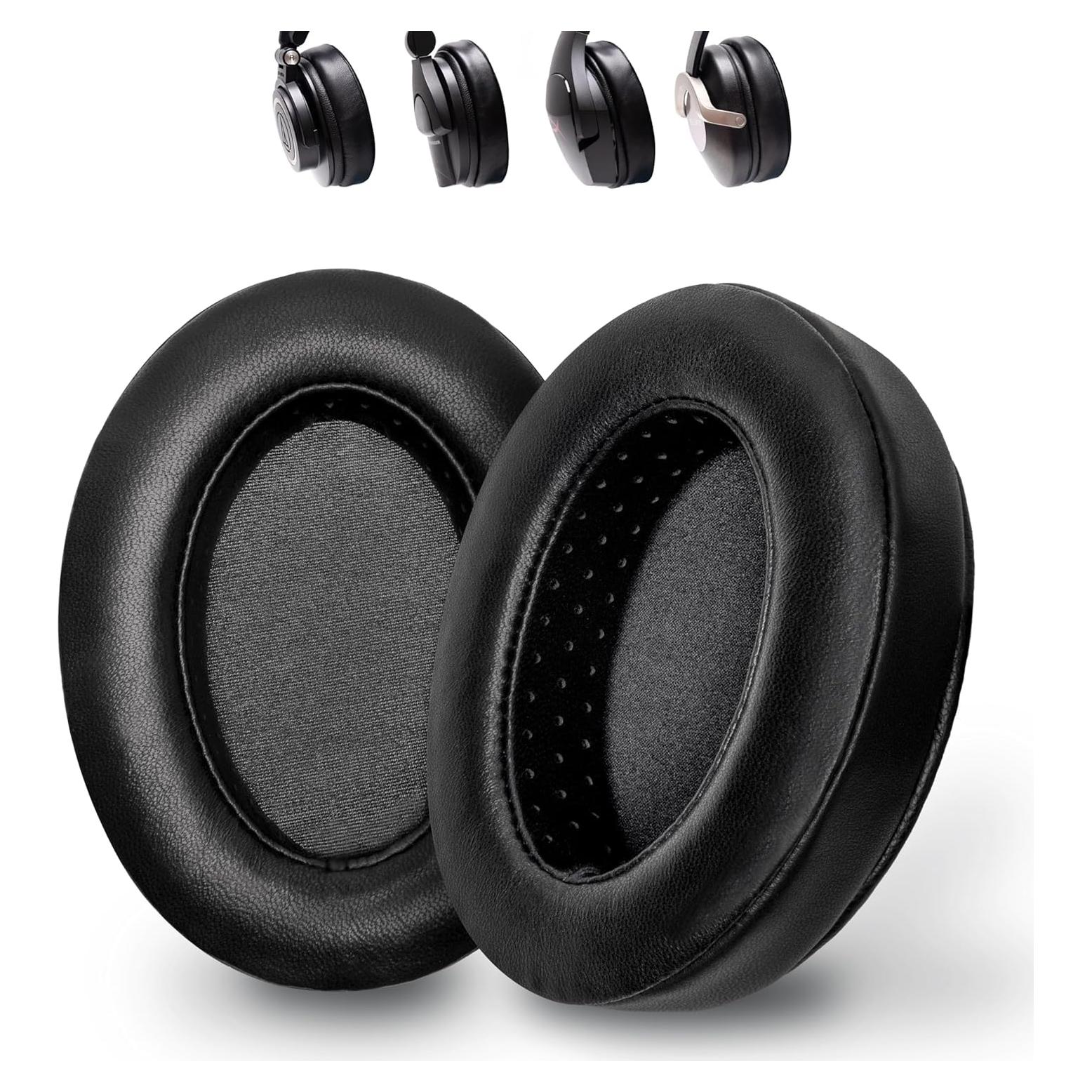 Almohadillas de oído Voarmaks de piel de cordero para auriculares