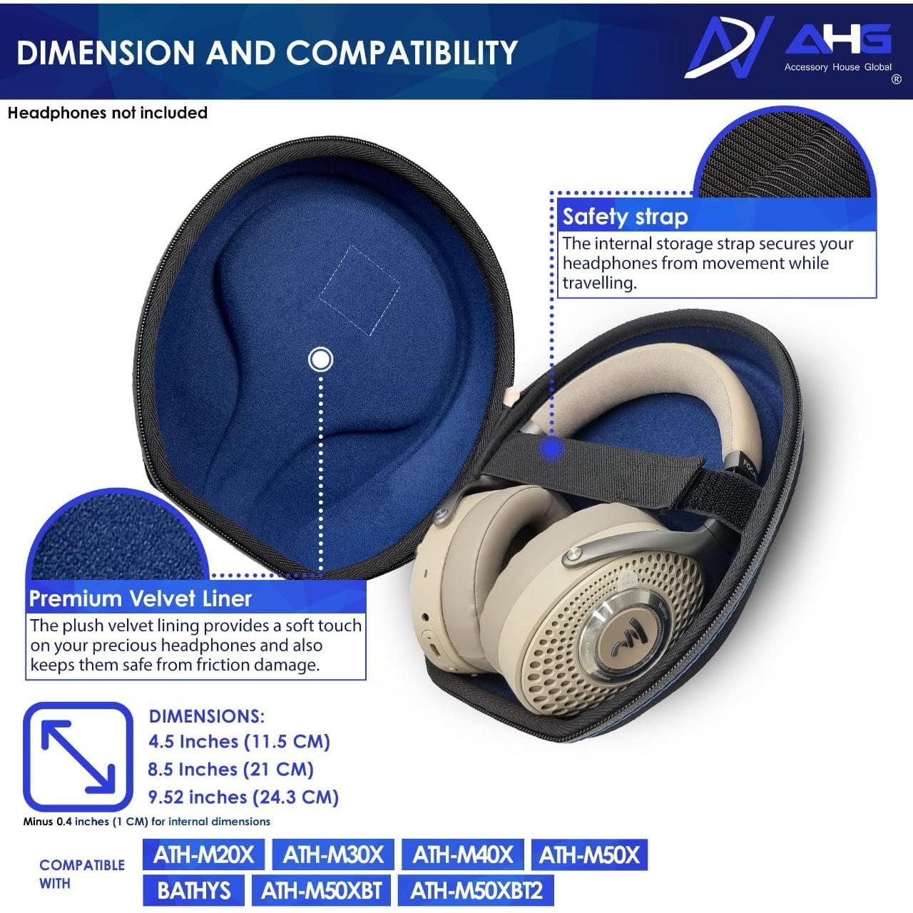 Estuche de Transporte DN8PRO Spartan para Auriculares Focal y Audio Technica